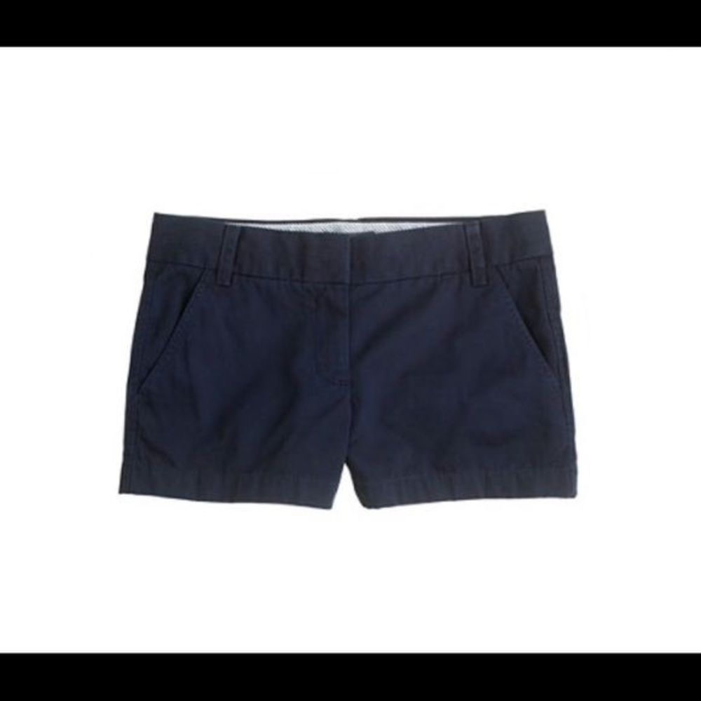 J. CREW 3” Chino Short in Navy